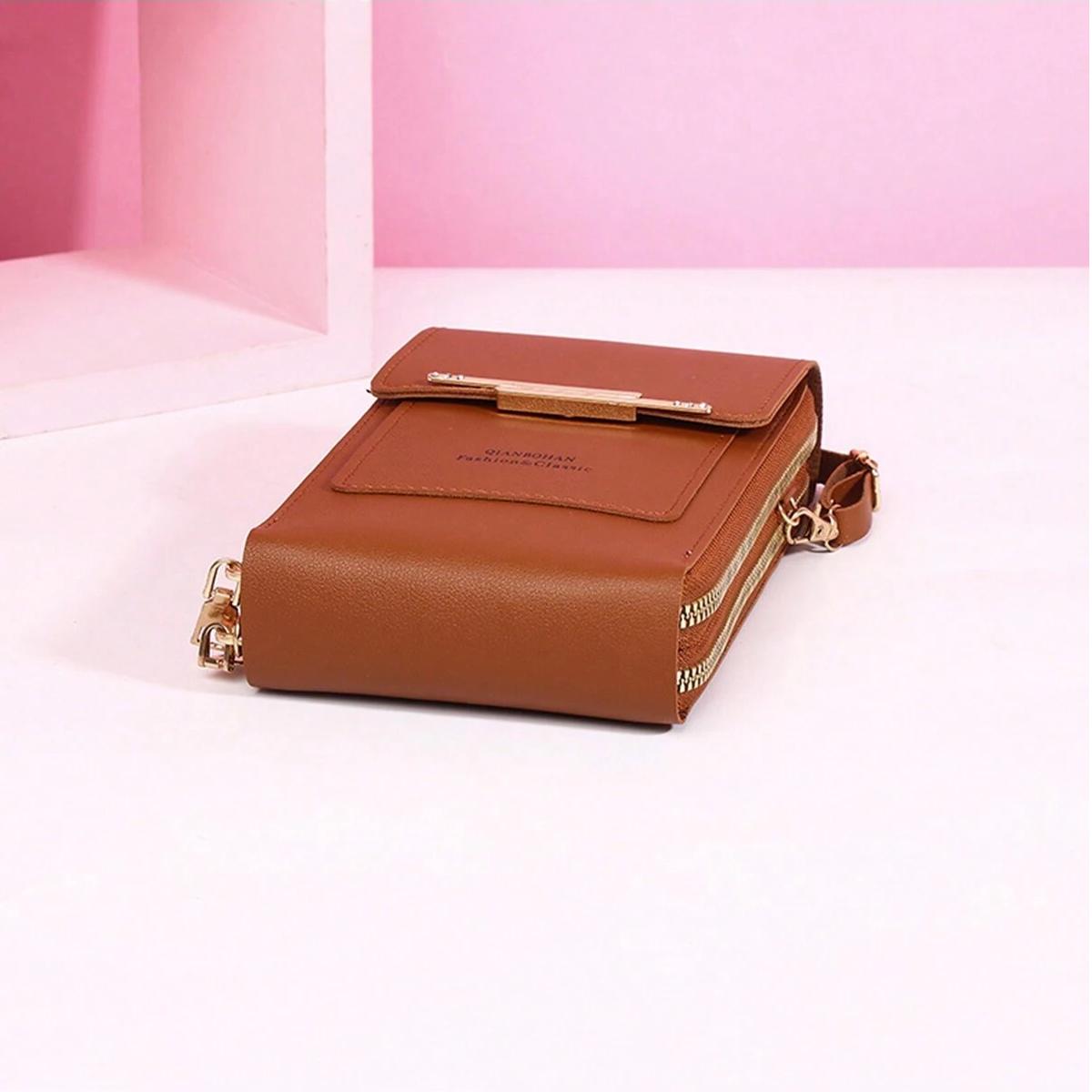Monedero con pantalla táctil para teléfono móvil: comodidad y estilo para mujeres modernas