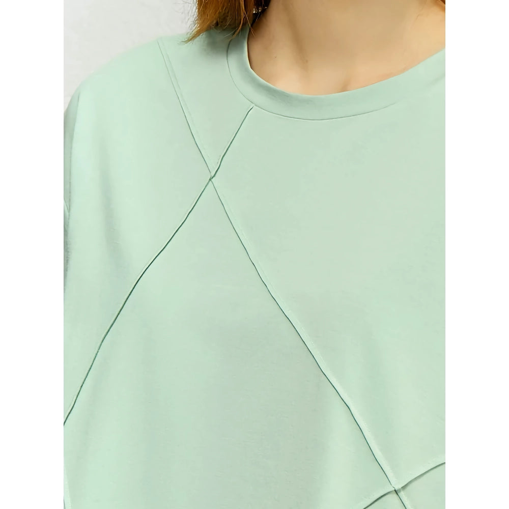 Minimalistisches Casual Basics T-Shirt für Damen