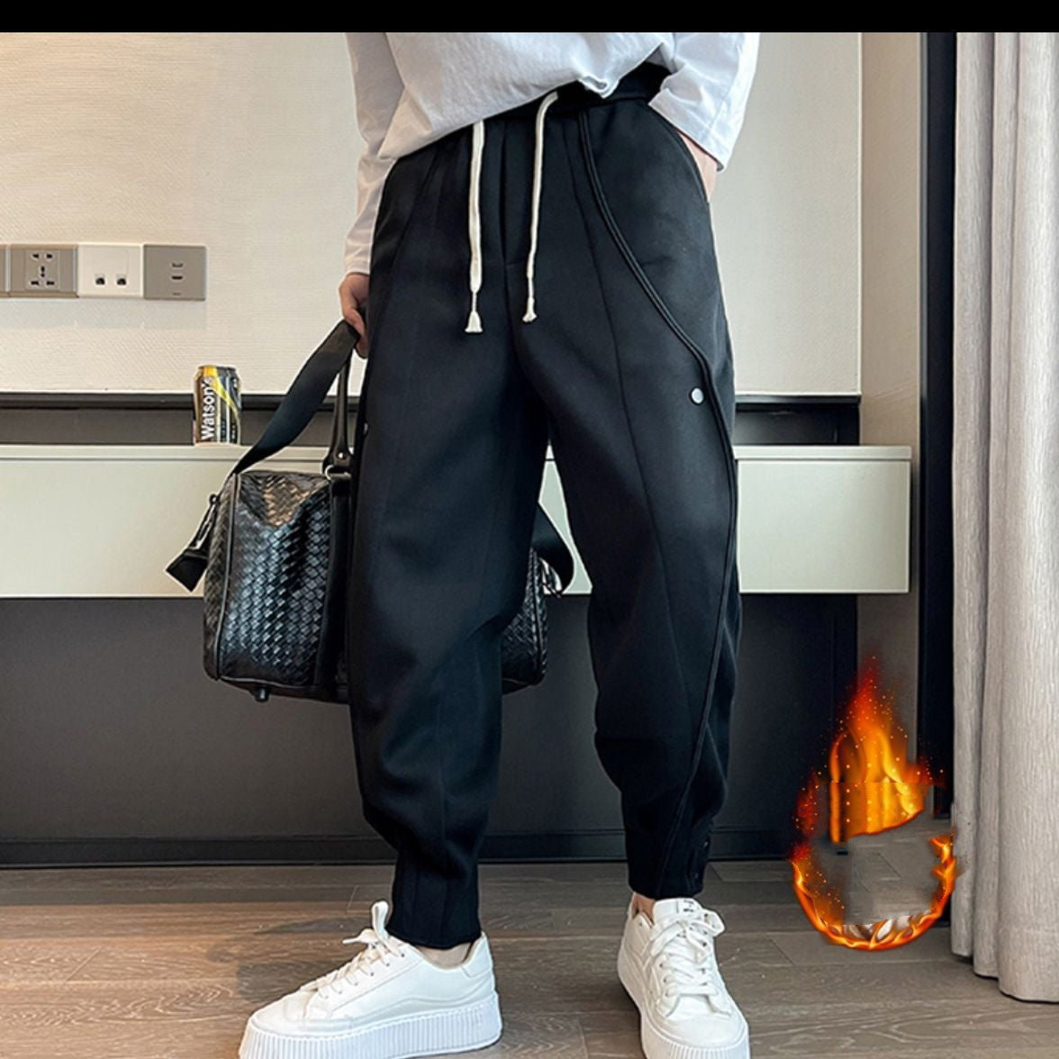 Hosen Herren Plus Samt Schwere Handwerk Sport Hosen Casual