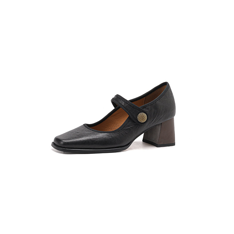 Elegante Herbst Mary Jane Pumps