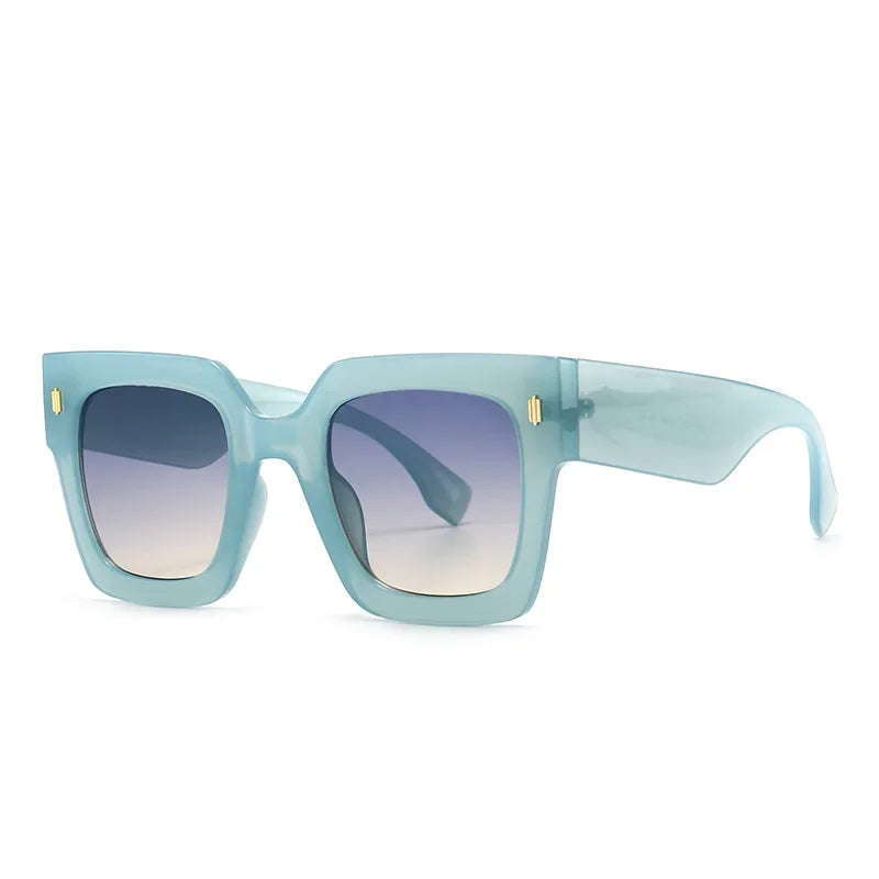 Cat-Eye-Sonnenbrille im Retro-Stil mit eckigem Rahmen