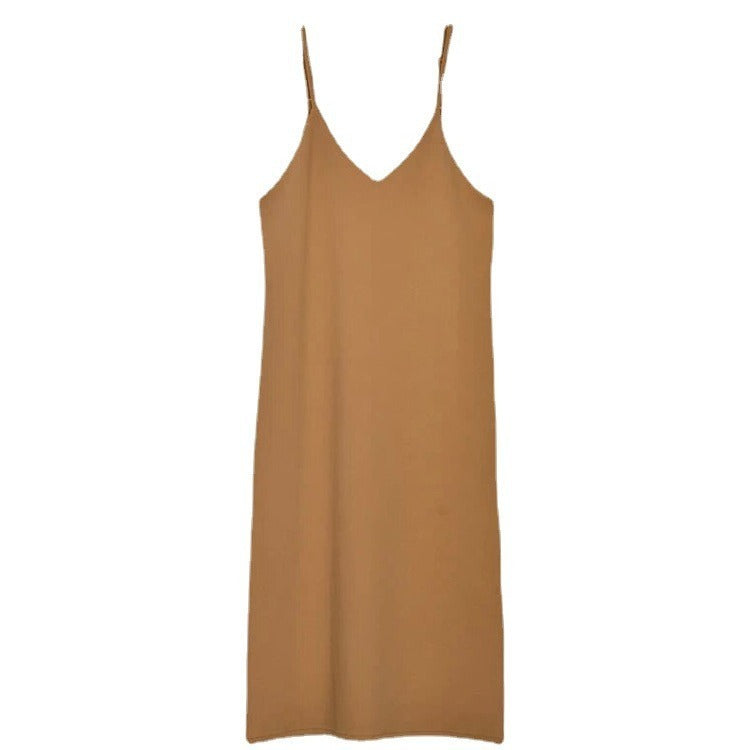 Vestido de mujer con tirantes ajustables de otoño en 4 colores