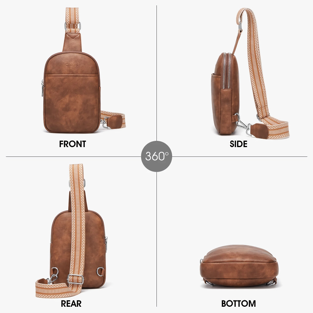 Bolso bandolera elegante y bolso de viaje