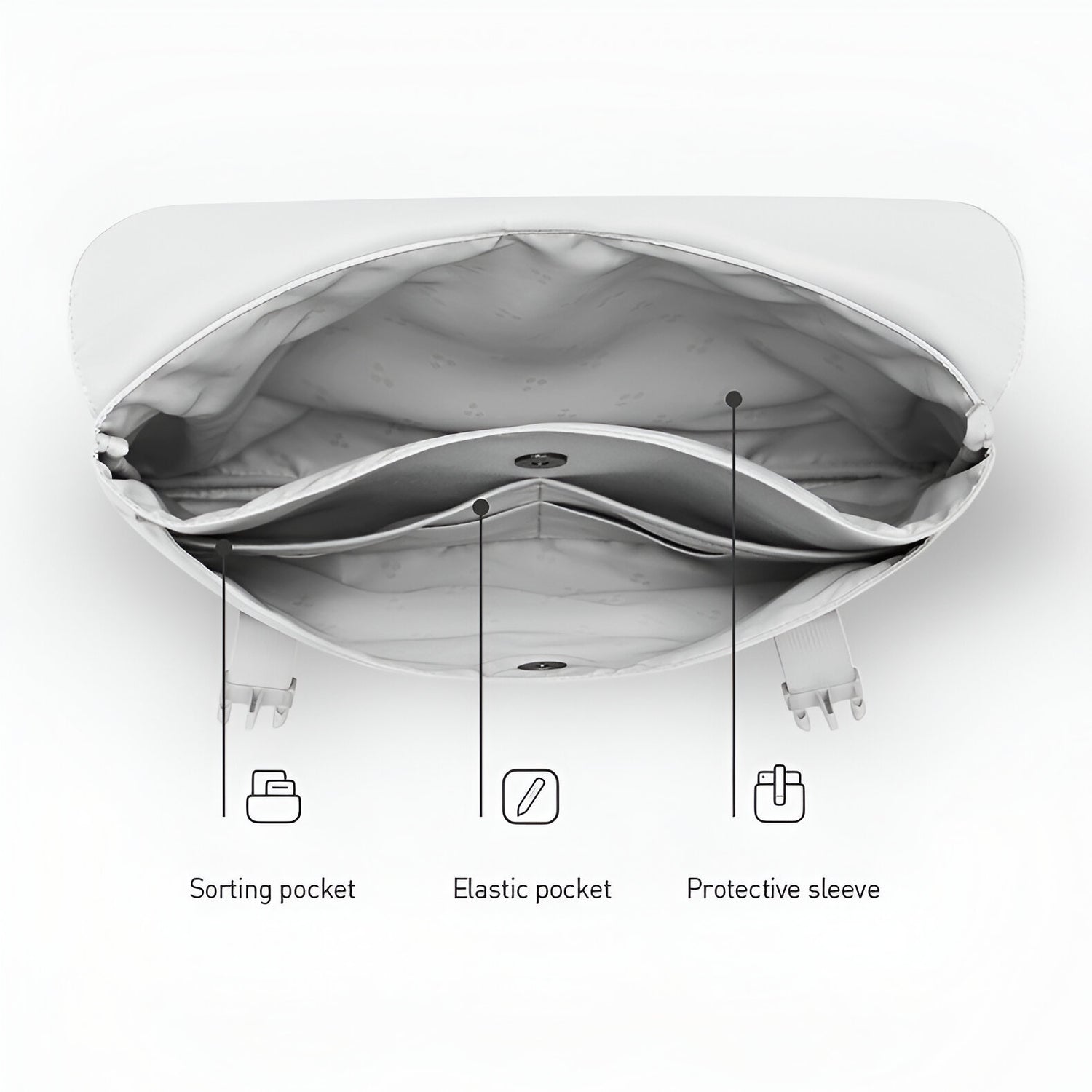 Bolso bandolera unisex: bolso de hombro informal y bolso de viaje para portátil de 13 pulgadas