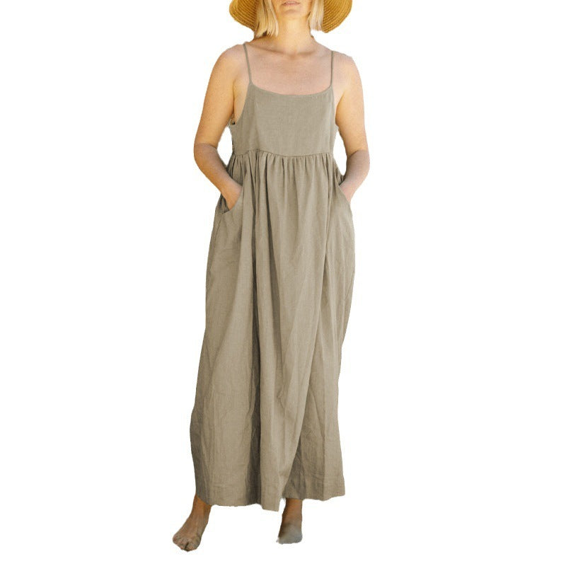 Damen Slingkleid aus Baumwolle im französischen Design