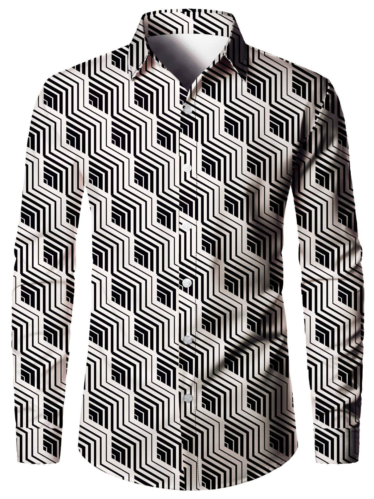 Camisa de hombre con impresión digital 3D estilo americano