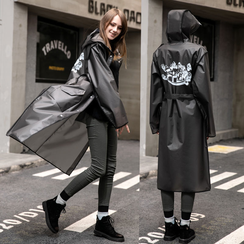 Cortavientos transparente impermeable para hombre y mujer, para exteriores, para senderismo, para adultos