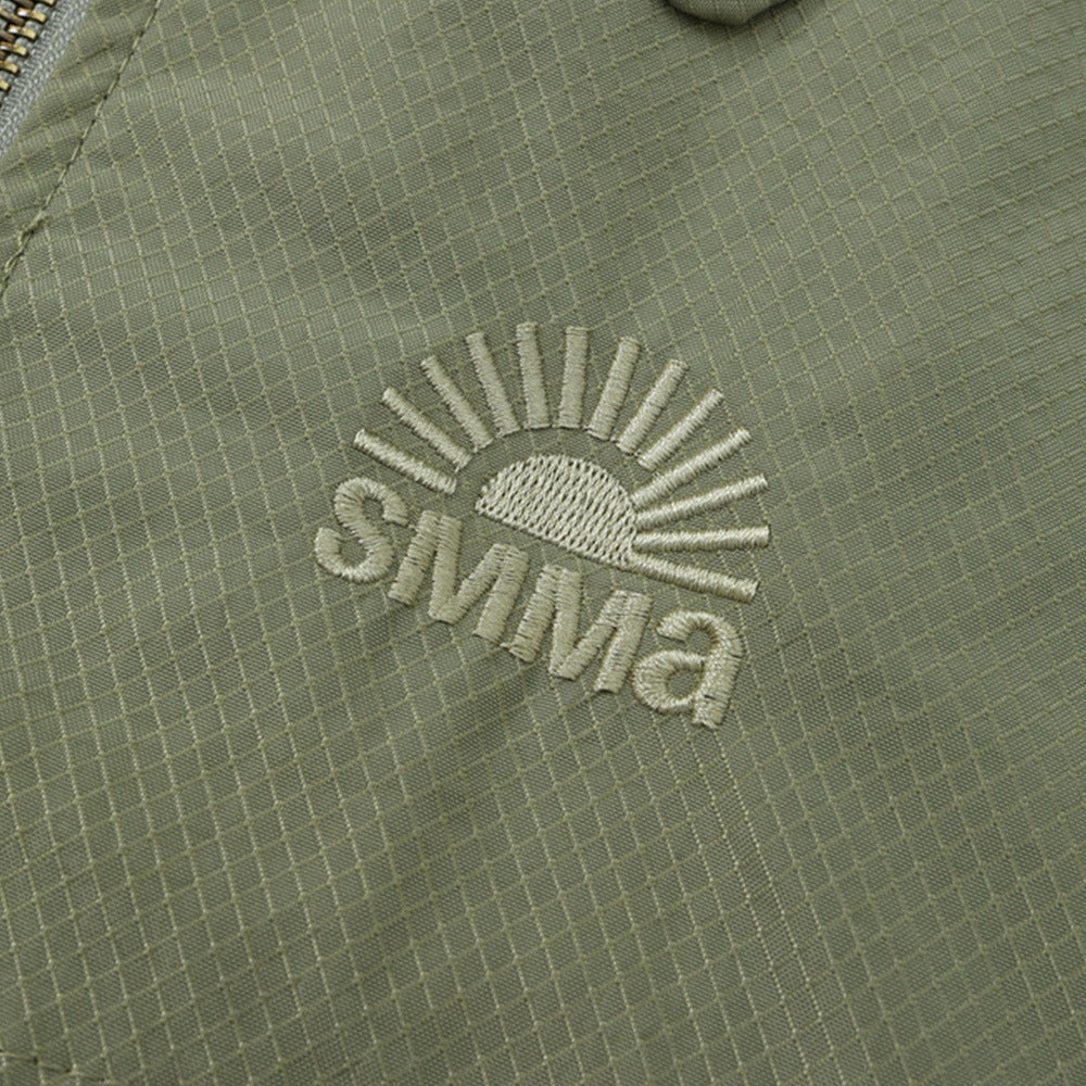 Abrigo de piloto con diseño de bolsillo y solapas sueltas