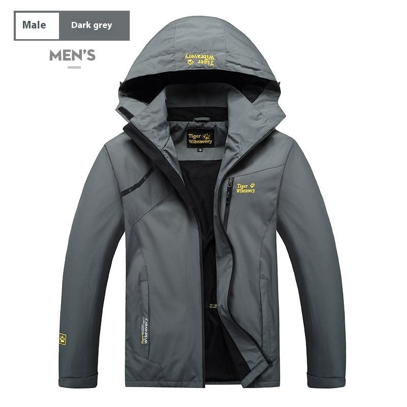 Herren Assault Jacke Fleece-gefüttert Dick Winddicht