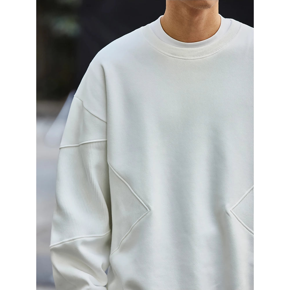 Frühling Herbst Patchwork Sweatshirt für Männer