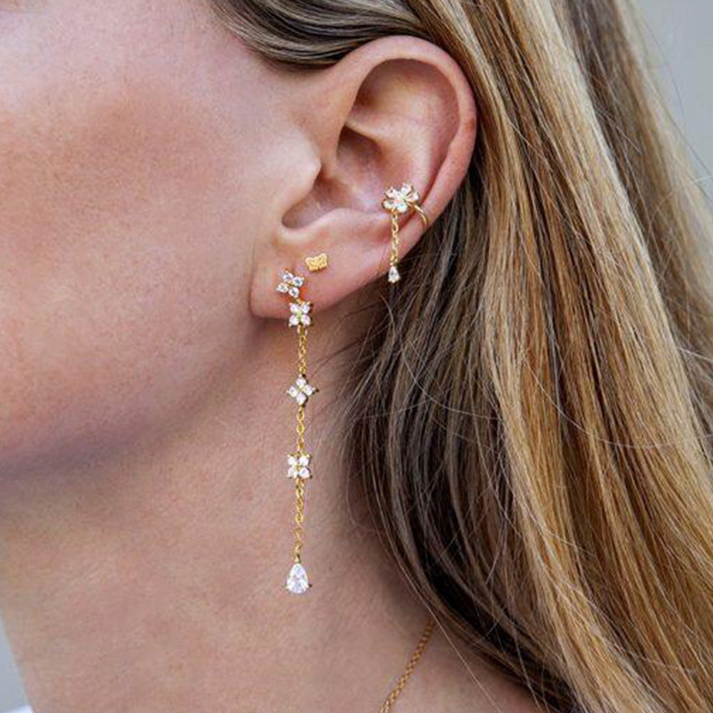 New Personalized Long Chain Earrings With Stylish Temperament - Dazpy