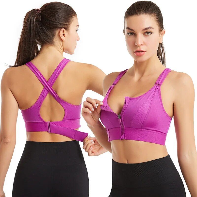 Sujetadores deportivos para mujer Mallas Crop Top Chaleco de yoga