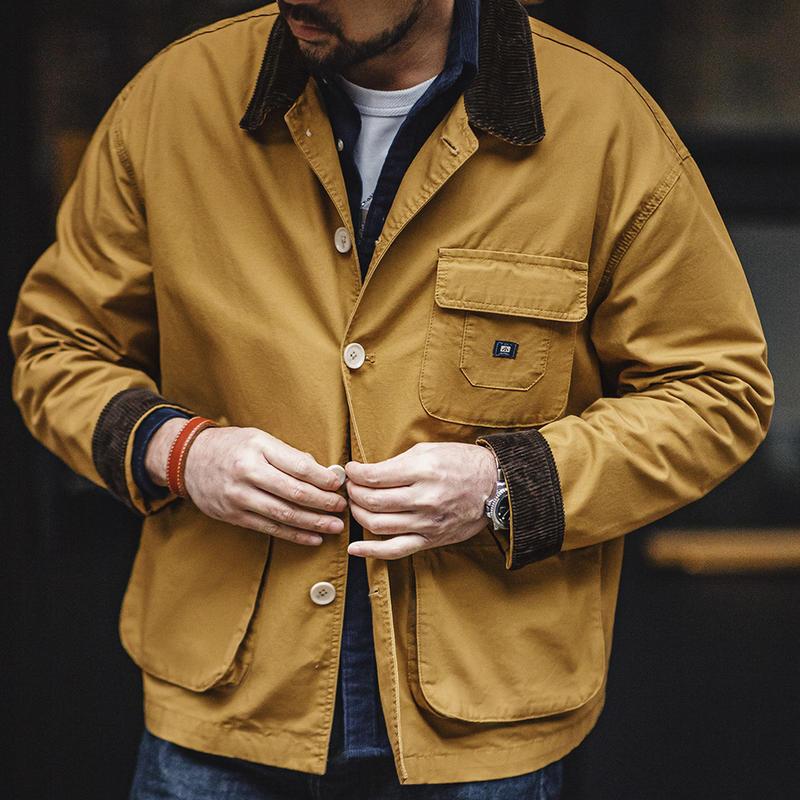 Retro Jagd Revers Jacke