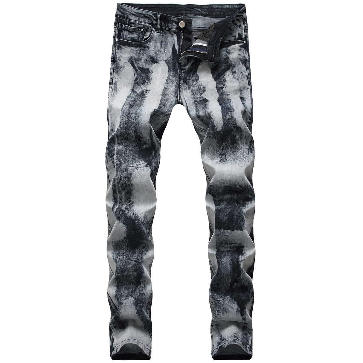 Pantalones vaqueros elásticos ajustados para hombre