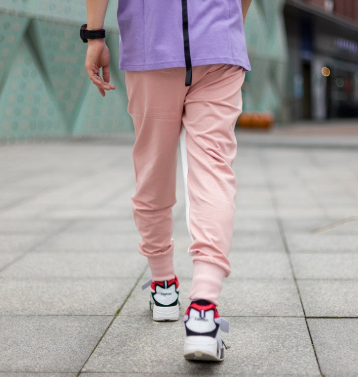 Pantalones casuales de estilo hip hop para hombre, estilo europeo y americano, pantalones de chándal con estampado de hip hop de estilo callejero, pantalones de verano para hombre