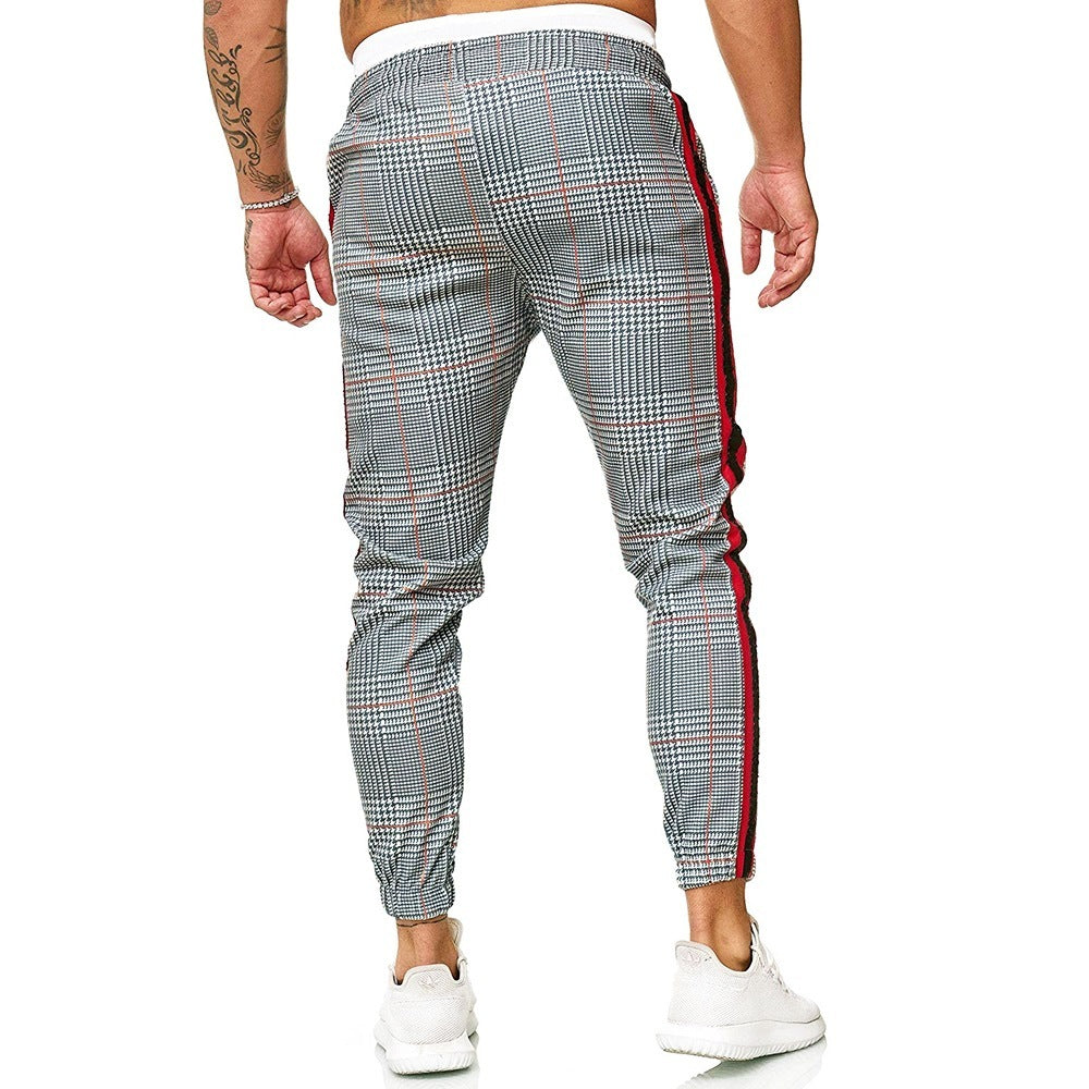 Cinta de moda con estampado de cuadros