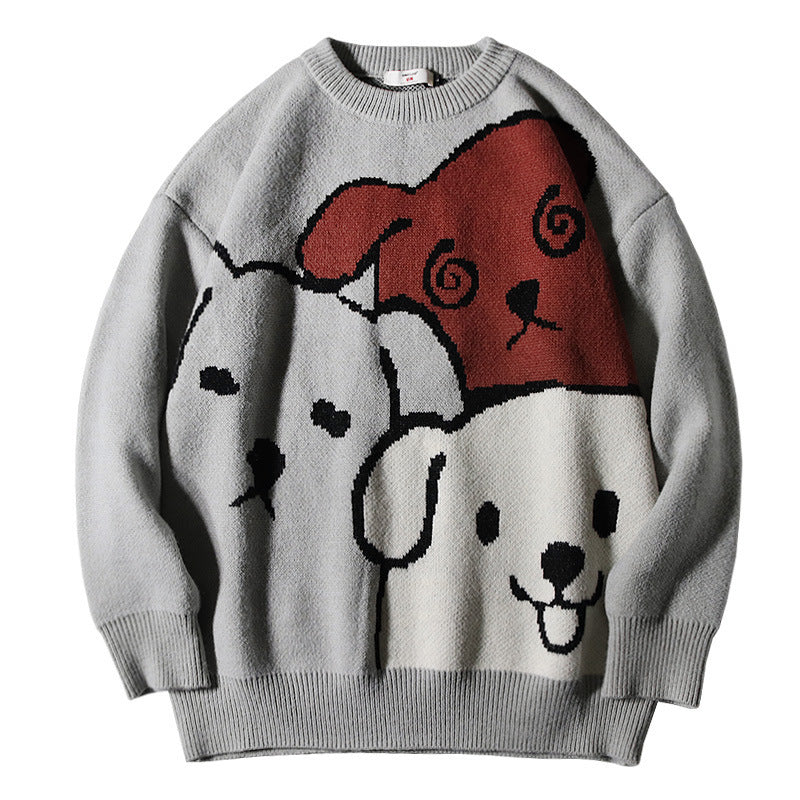 Suéter holgado de invierno grueso para hombre