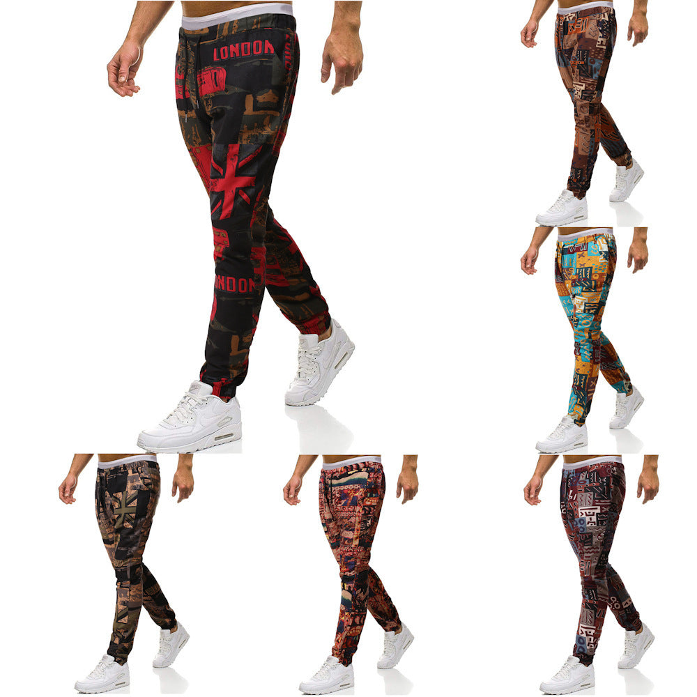 Trendy Retro Ethno Stil Baumwolle und Leinen Große Größen Casual Haremshose