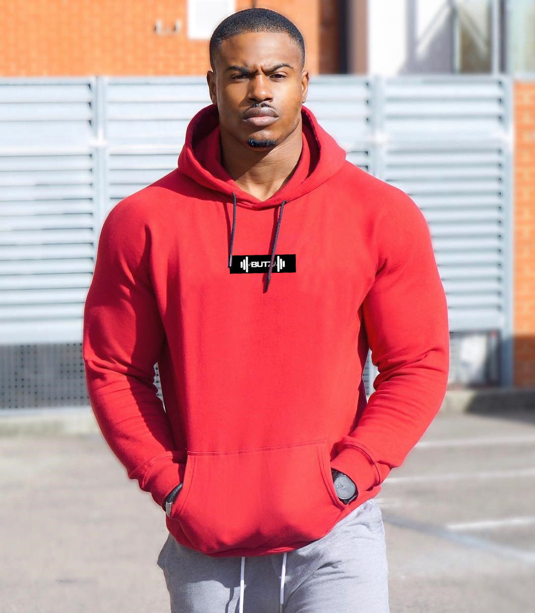 Pure Color Outdoor Fitness Sports Hooded Sweater