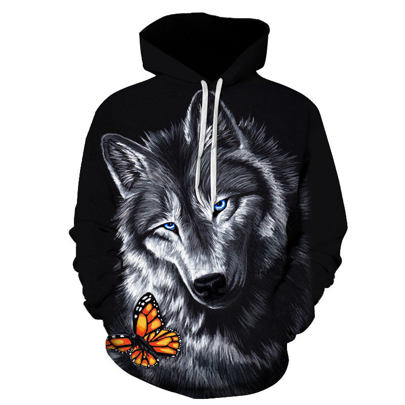 3D-Digitaldruck Modetrend Kapuzenpullover Hoodie