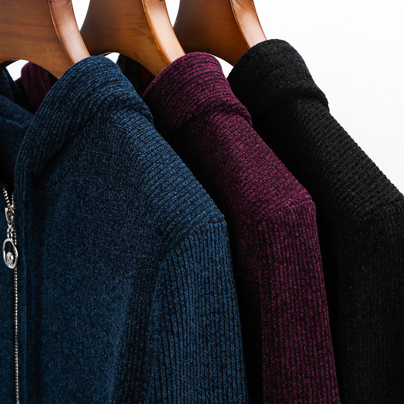 Men'S Sports Outer Wear Zipper Loose Cardigan