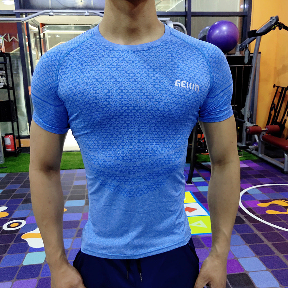 Elastisches Freizeit-Lauf-Trainings-T-Shirt für Herren