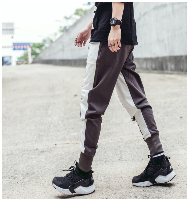 Pantalones casuales de estilo hip hop para hombre, estilo europeo y americano, pantalones de chándal con estampado de hip hop de estilo callejero, pantalones de verano para hombre
