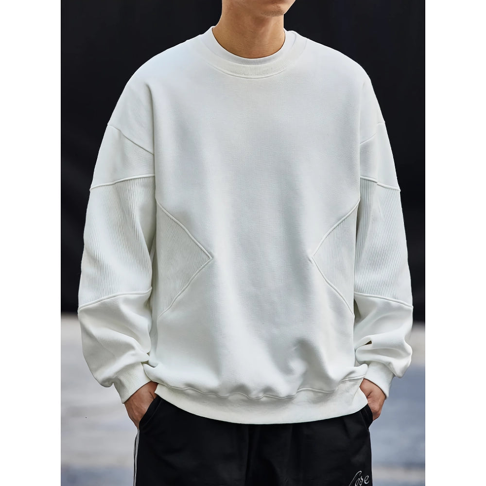 Frühling Herbst Patchwork Sweatshirt für Männer