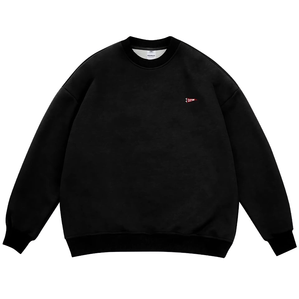 Hochwertiges Streetwear-Trend-Herren-Sweatshirt - Lässiger Pullover mit Buchstabenstickerei