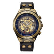 Fashion Men's Casual Bronze Automatic Mechanical Watch - Dazpy