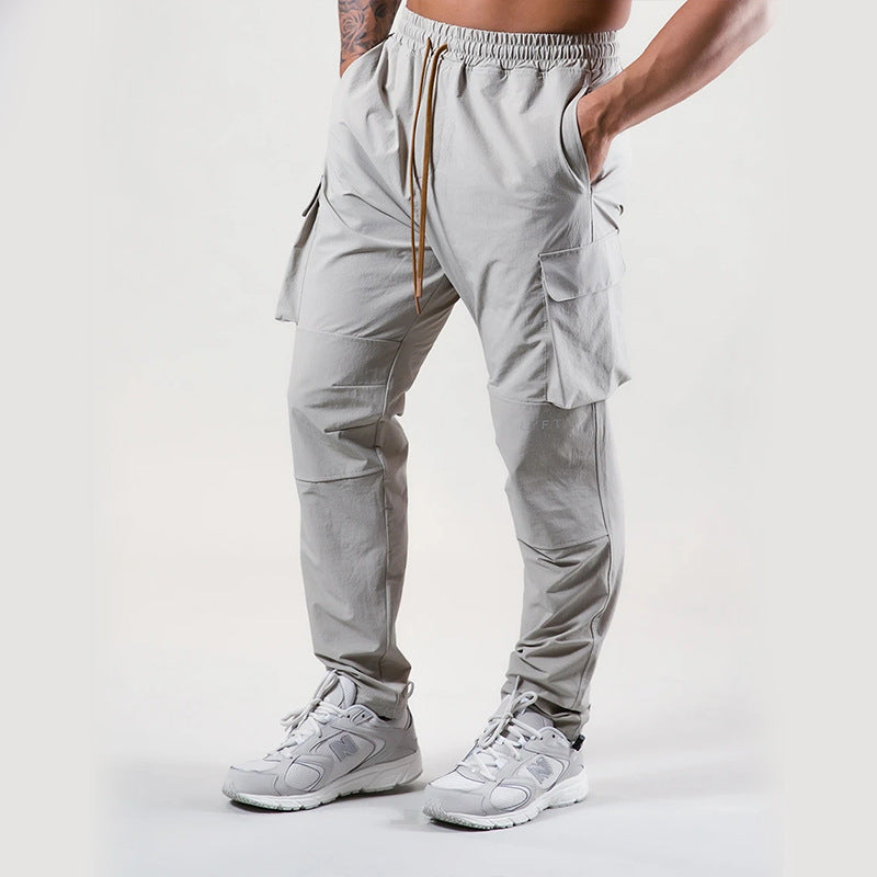 Overalls Hosen Dünne Elastische Leggings Lauf Training Jogginghose