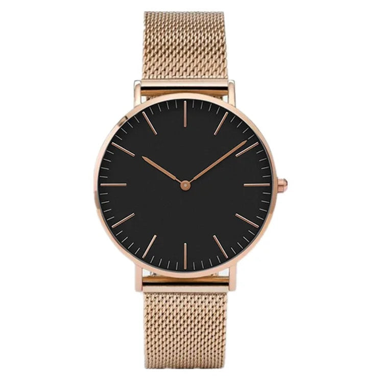 Luxuriöse Damenarmbanduhr in Roségold – elegantes Zeitmesser