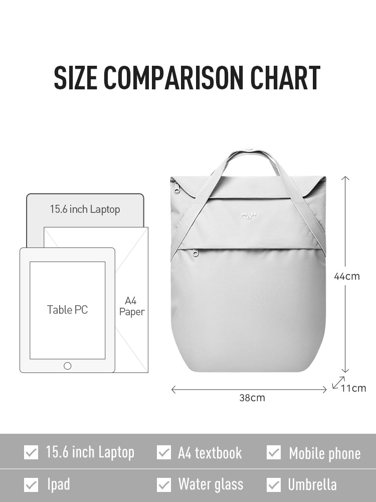 Leichter Rucksack mit großem Fassungsvermögen für Studentinnen – Schule, Arbeit und Reisen