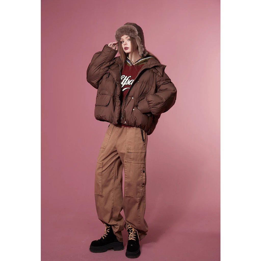Weihnachts-Gyaru-Kapuzenpullover für Damen