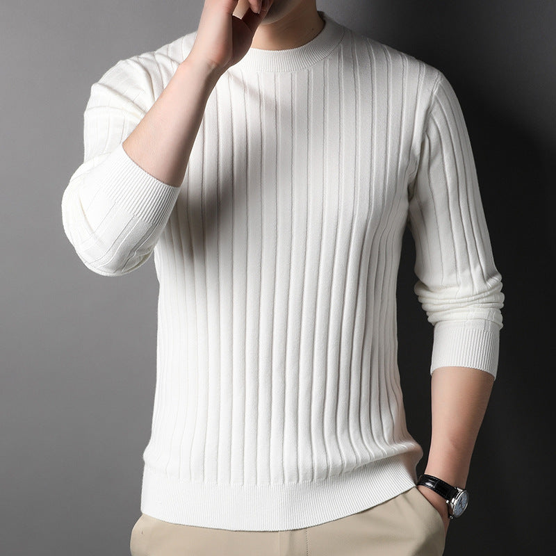 Herren Strickmode Freizeit Rundhals Base