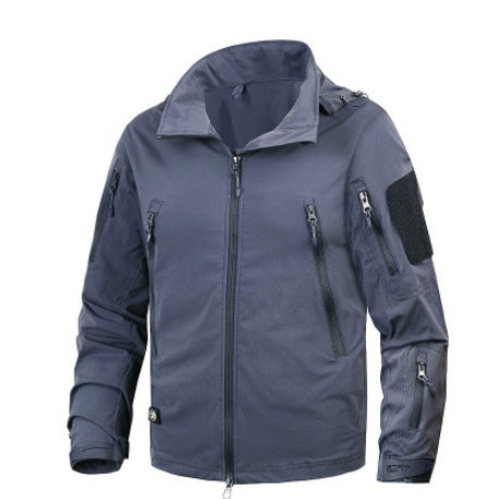 Chaqueta de otoño para hombre, abrigo, ropa militar, ropa táctica, ropa de abrigo, cortavientos ligero de nailon transpirable del ejército de EE. UU.