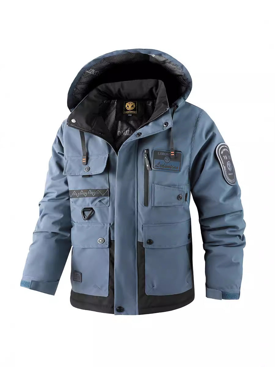 Abrigo acolchado de algodón grueso para exteriores, abrigo acolchado de algodón para invierno