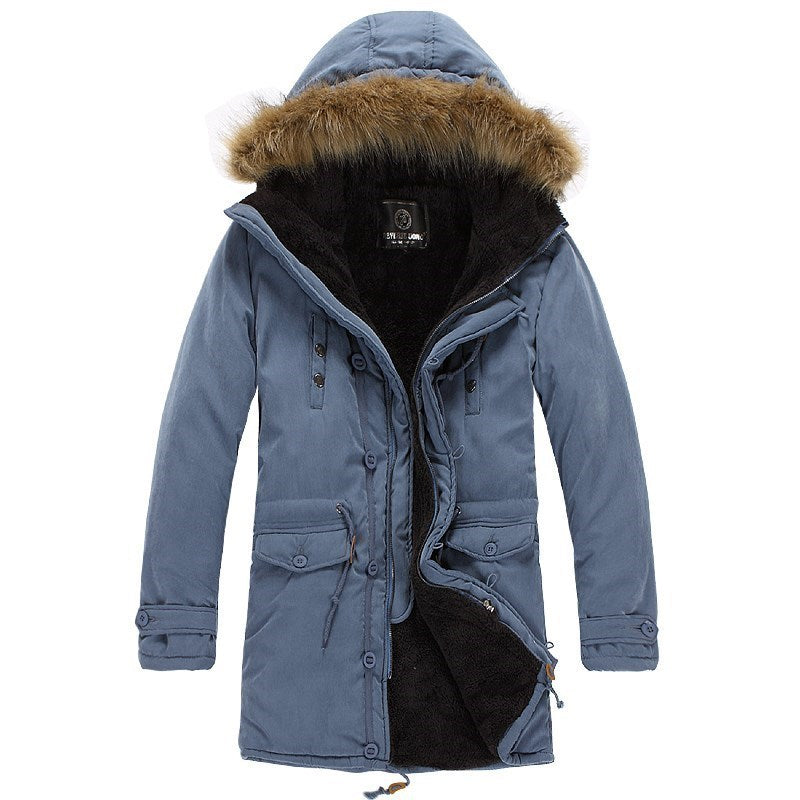 Warmer Herrenmantel Wintermantel Parka Baumwolljacken