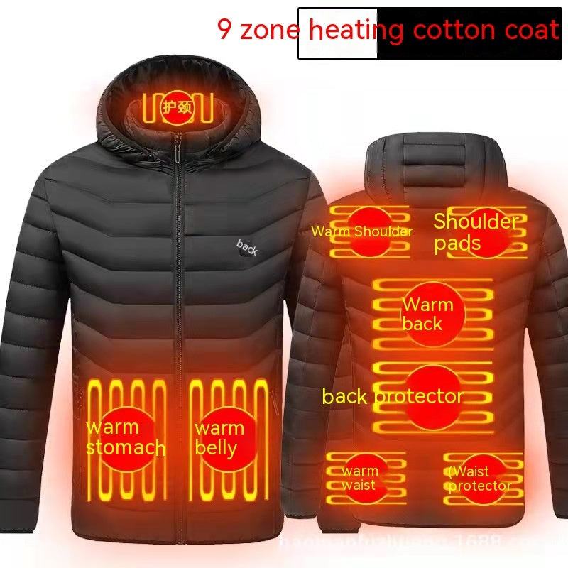 Winter Smart Paare Konstante Temperatur Baumwolle Kleidung USB Elektrische Heizung