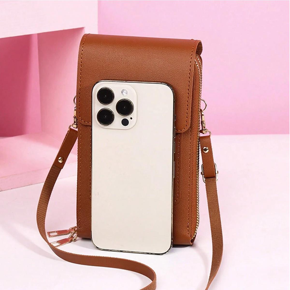 Monedero con pantalla táctil para teléfono móvil: comodidad y estilo para mujeres modernas