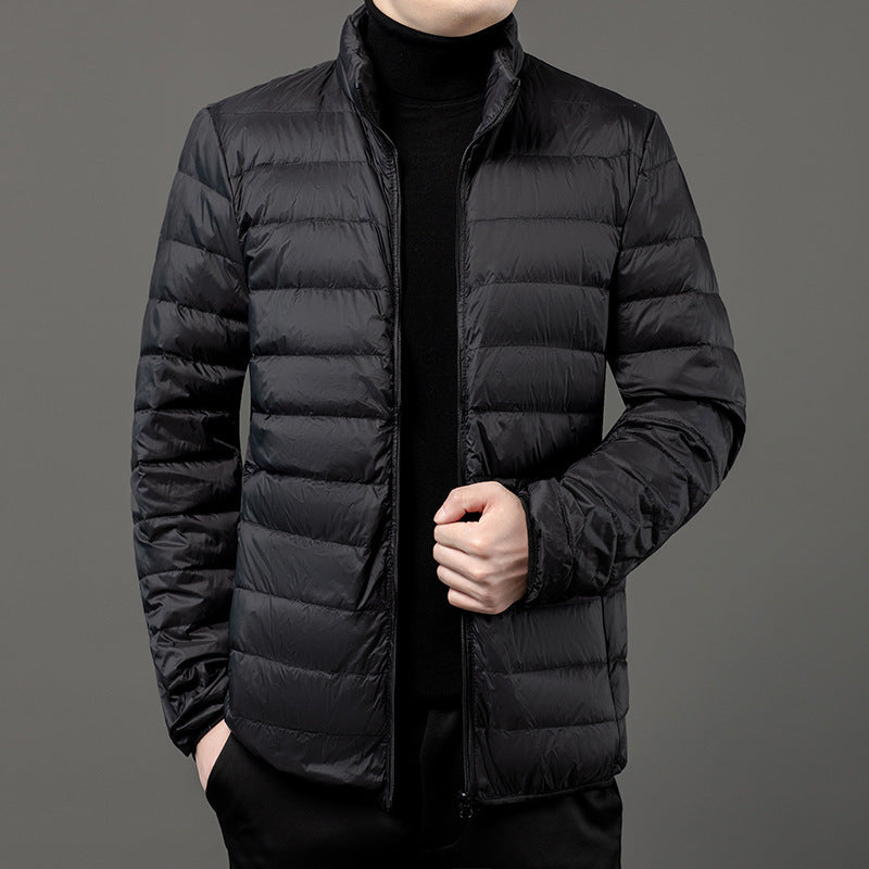 Chaqueta ligera de plumón para otoño e invierno para hombre