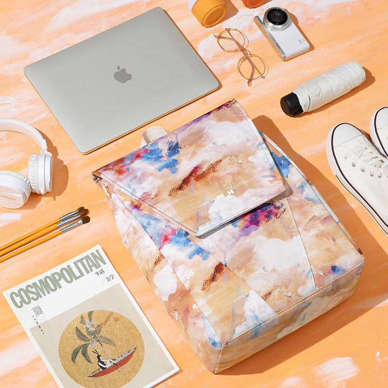 Trendiger rosa Harajuku Schulrucksack für Damen