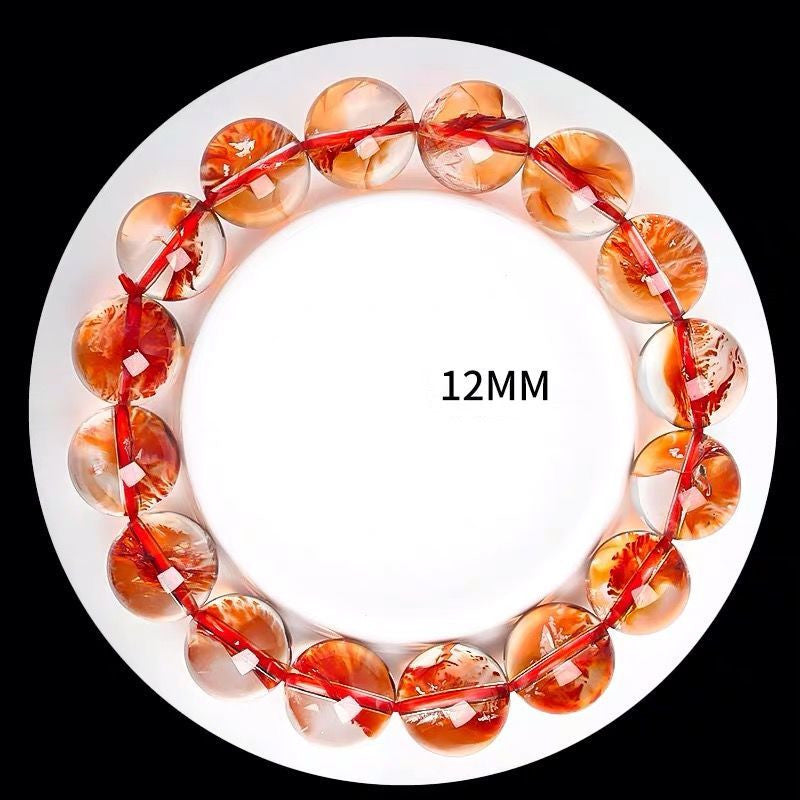 Women's Fashion Natural Phoenix Feather Crystal Bracelet - Dazpy