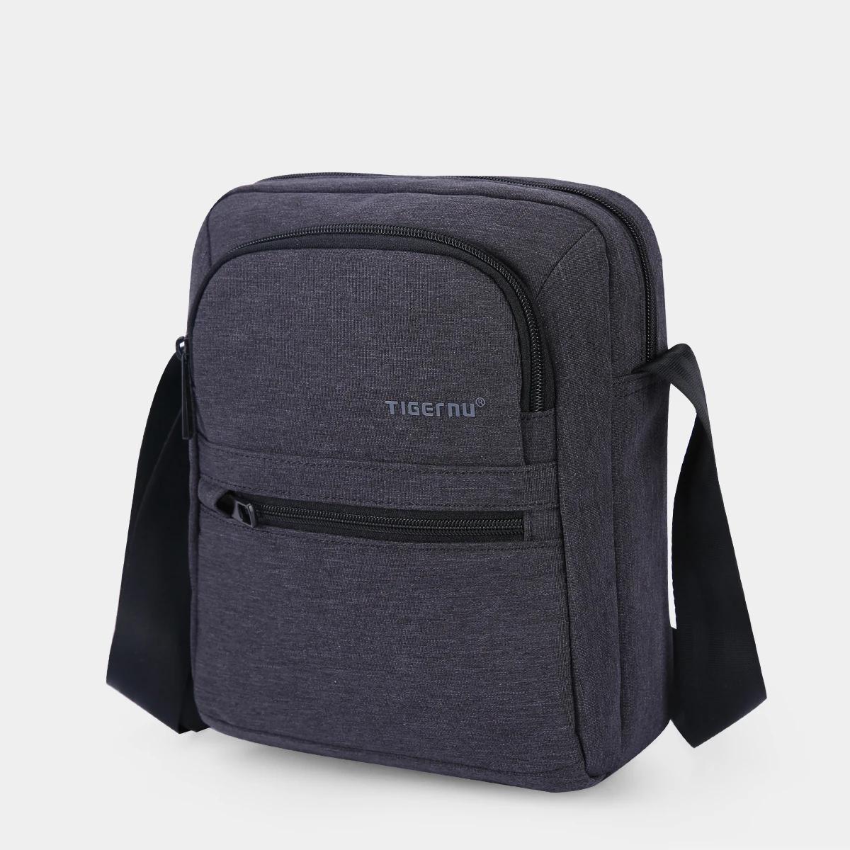 Wasserdichte Umhängetasche für Herren mit stoßfestem 9,7-Zoll-iPad-Fach