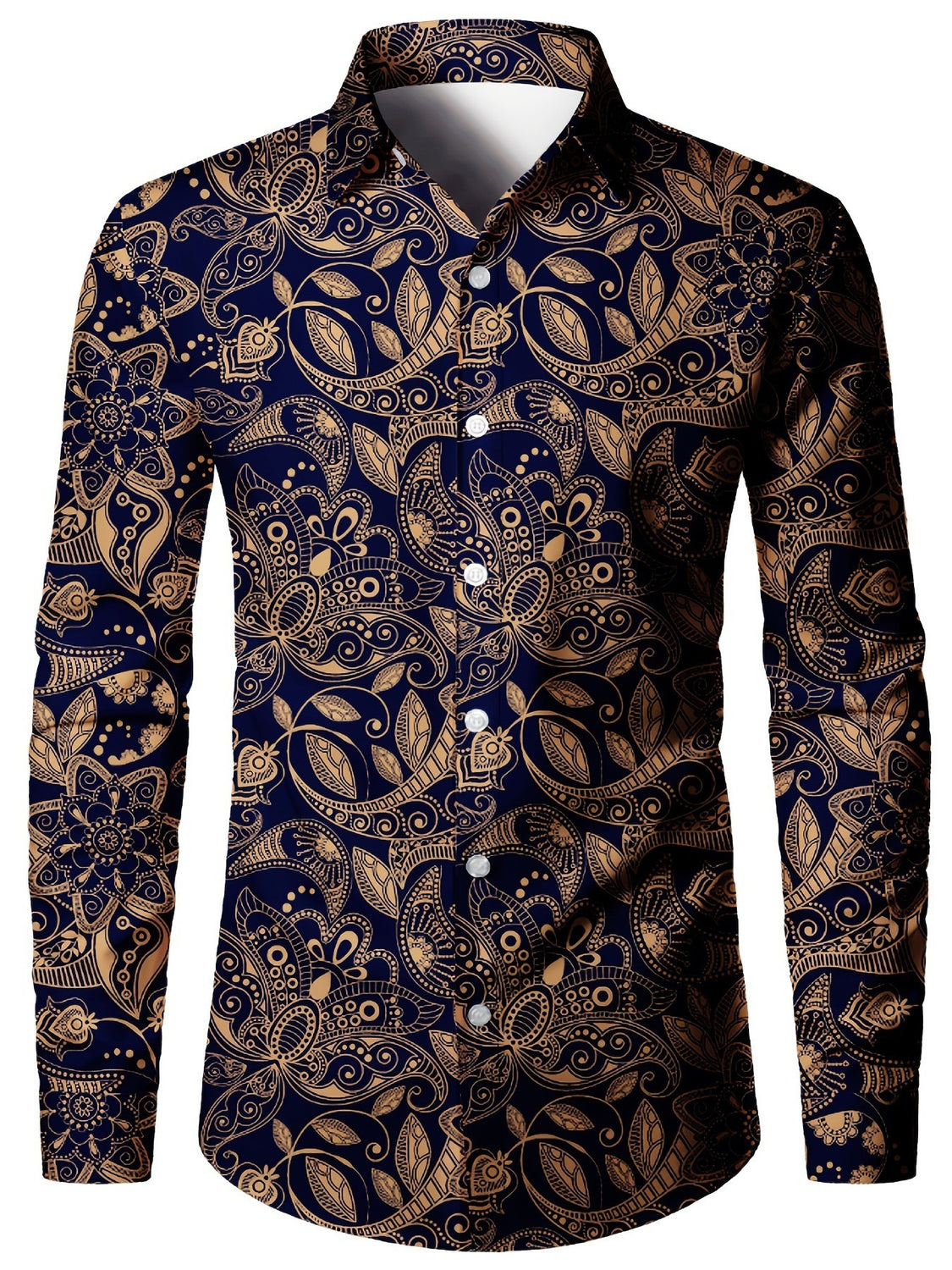 Camisa de hombre con impresión digital 3D estilo americano