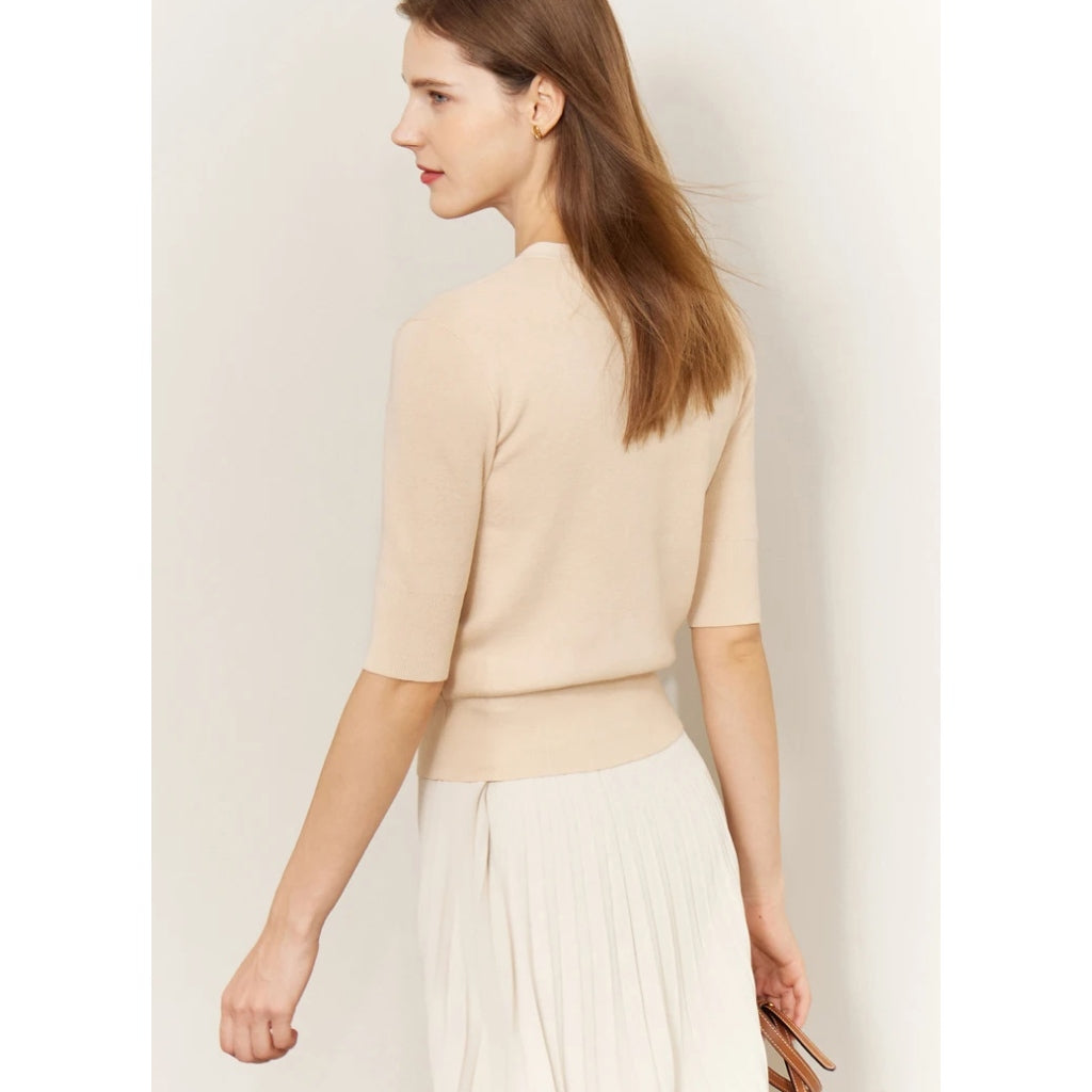 Minimalistischer, schmaler Strickcardigan für Damen