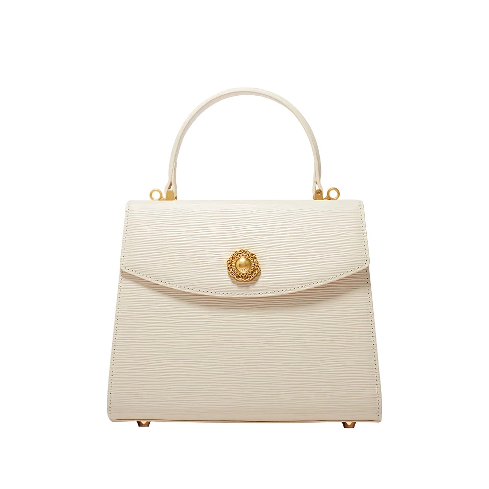 Trendy Retro Spaltleder Schultertasche für Damen