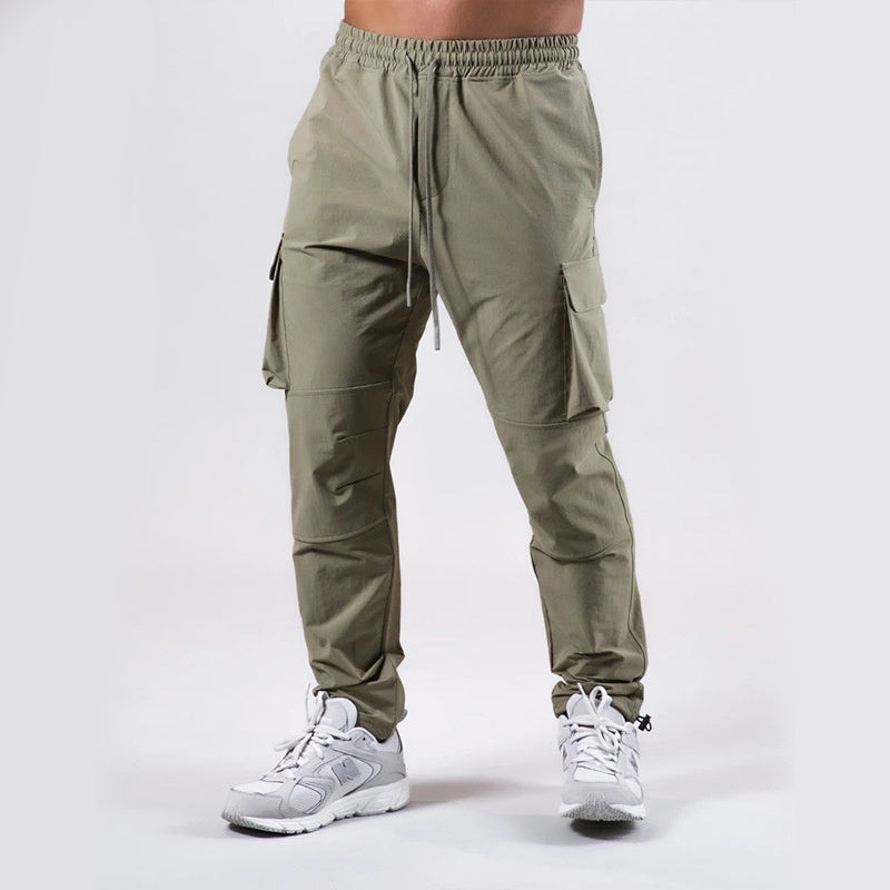 Overalls Hosen Dünne Elastische Leggings Lauf Training Jogginghose
