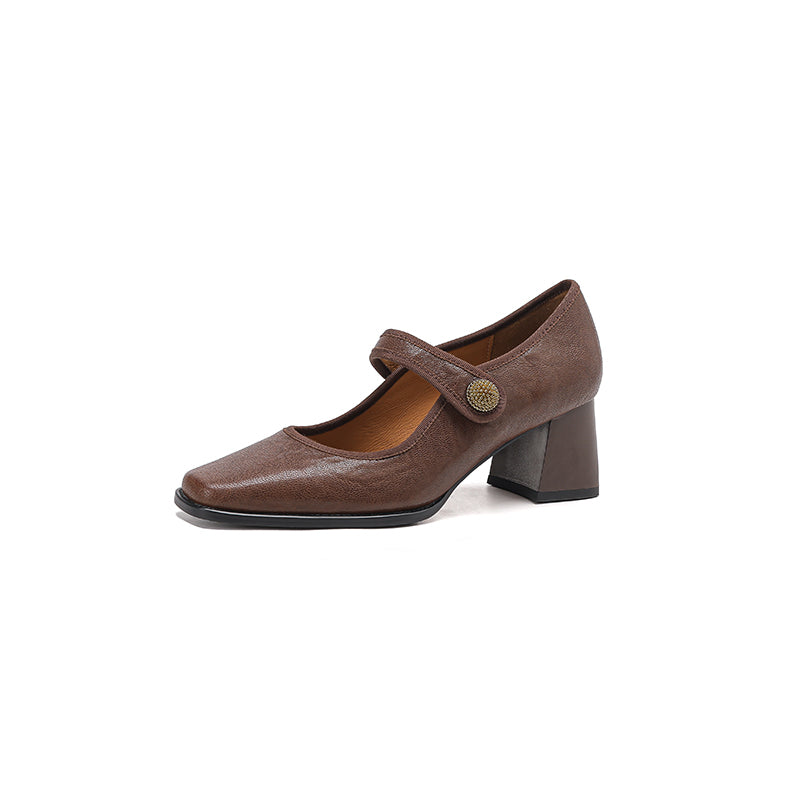 Elegante Herbst Mary Jane Pumps