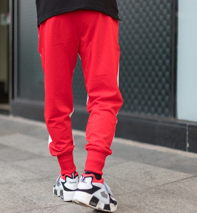 Pantalones casuales de estilo hip hop para hombre, estilo europeo y americano, pantalones de chándal con estampado de hip hop de estilo callejero, pantalones de verano para hombre